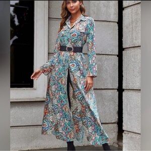 New elegant ladies long cardigan/abaya size M